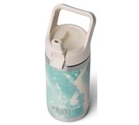 YETI Rambler Jr Kids Bottle, Vacuum Insulated Stainless Steel Bottle with Straw Cap, Sea View, 12 oz (355 ml)