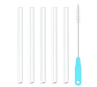 YETI Rambler Jr. Kids Straws Replacement - 5 BPA-Free Straws & 1 Cleaning Brush (12oz)