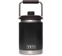 YETI Rambler Half Gallon Jug, Vacuum Insulated Stainless Steel Jug with Leakproof MagDock Cap, Black, 0.5 G (1.9 L)