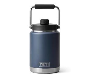 YETI Rambler Jug, Vacuum Insulated Stainless Steel Jug with Leakproof Magcap, Navy, 1.8 L