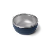 YETI Rambler Large Insulated Bowl 4.3 L with Lid (Navy) - Keeps Food Hot or Cold - Tough 18/8 Stainless Steel Bowl for Picnics or Camping - Stackable & Dishwasher Safe - 5 Year Warranty