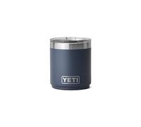 YETI Rambler Lowball, Vacuum Insulated Stainless Steel Stackable Lowball with MagSlider Lid, Navy, 10 oz (296 ml)