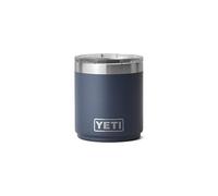 YETI Rambler Lowball, Vacuum Insulated Stainless Steel Stackable Lowball with MagSlider Lid, Navy, 10 oz (296 ml)