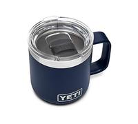 YETI Rambler Mug, Stainless Steel, Vacuum Insulated with Magslider Lid, Navy, 10oz (296ml)