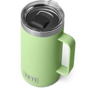YETI Rambler Mug, Vacuum Insulated Stainless Steel Mug with Magslider Lid, Key Lime, 24 oz (709 ml)