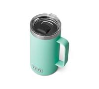 YETI Rambler Mug, Vacuum Insulated Stainless Steel Mug with Magslider Lid, Seafoam, 24 oz (709 ml)