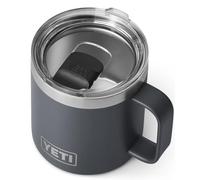 YETI Rambler Mug, Vacuum Insulated Stainless Steel Non Stackable Mug with Magslider Lid, Charcoal, 14 oz (414 ml)