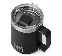 YETI Rambler Mug, Vacuum Insulated Stainless Steel Stackable Mug with Magslider Lid, Black, 10 oz (295 ml)
