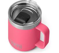 YETI Rambler Mug, Vacuum Insulated Stainless Steel Stackable Mug with Magslider Lid, Tropical Pink, 10 oz (295 ml)