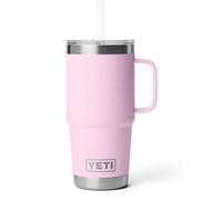 YETI Rambler Straw Mug, Stainless Steel Vacuum Insulated Mug with Stronghold Lid, Cherry Blossom, 25 oz (739 ml)