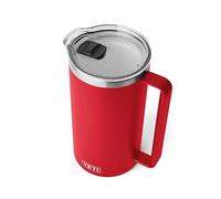 YETI Rambler Pitcher, 64 oz (1.9 l), Rescue Red | Vacuum Insulated, Stainless Steel with MagSlider Lid