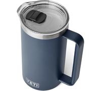 YETI Rambler Pitcher, Vacuum Insulated, Stainless Steel with MagSlider Lid, Navy, 34 oz (1005 ml)