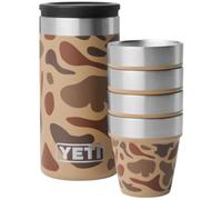 YETI Rambler Shot Glasses with Carrying Case, Wetlands Camo