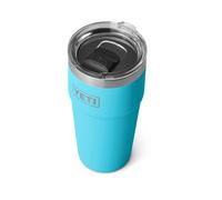 YETI Rambler Stackable Pint, Vacuum Insulated, Stainless Steel with MagSlider Lid, Reef Blue