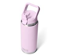 YETI Rambler, Stainless Steel Vacuum Insulated C Straw Bottle with Straw Cap, Cherry Blossom, 26oz (769ml)