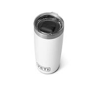 Yeti Rambler, Stainless Steel, Vacuum Insulated Tumbler w/Magslider Lid, White, 10oz (296 ml)
