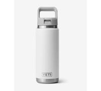 YETI Rambler 26 oz (769 ml) Water Bottle with Straw Cap, White