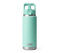 YETI Rambler C Straw Bottle, Stainless Steel Vacuum Insulated Bottle with Straw Cap, Seafoam, 26 oz (769 ml)