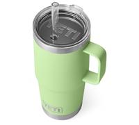 YETI Rambler Straw Mug, Stainless Steel Vacuum Insulated Mug with Straw Lid, Key Lime, 25 oz (739 ml)