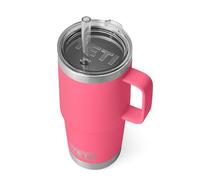 YETI Rambler Straw Mug, Stainless Steel Vacuum Insulated Mug with Straw Lid, Tropical Pink, 25 oz (739 ml)