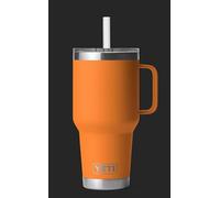 YETI Rambler Straw Mug, Stainless Steel Vacuum Insulated Mug with Stronghold Lid, King Crab, 35 oz (1 l)