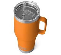 YETI Rambler Straw Mug, Stainless Steel Vacuum Insulated Mug with Stronghold Lid, King Crab, 35 oz (1 l)
