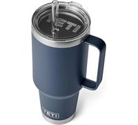 YETI Rambler Straw Mug, Stainless Steel Vacuum Insulated Mug with Stronghold Lid, Navy, 42 oz (1.2 l)