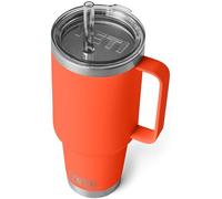 YETI Rambler Straw Mug, Stainless Steel Vacuum Insulated Mug with Stronghold Lid, Papaya, 42 oz (1.2 l)