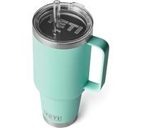 YETI Rambler Straw Mug, Stainless Steel Vacuum Insulated Mug with Stronghold Lid, Seafoam, 42 oz (1242 ml)