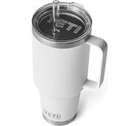 YETI Rambler Straw Mug, Stainless Steel Vacuum Insulated Mug with Stronghold Lid, White, 42 oz (1.2 l)