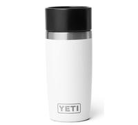 YETI Rambler Travel Bottle, Vacuum Insulated Stainless Steel Bottle with Leakproof Hotshot Commuter Cap, White, 12 oz (354 ml)