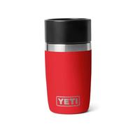 YETI Rambler Travel Bottle, Vacuum Insulated Stainless Steel Coffee Flask with Leakproof Hotshot Commuter Cap, Rescue Red, 8 oz (237 ml)