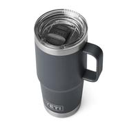 YETI Rambler Travel Mug, Stainless Steel Vacuum Insulated with Stronghold Lid, Charcoal, 20 oz (591 ml)