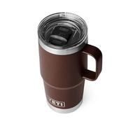 YETI Rambler Travel Mug, Stainless Steel Vacuum Insulated with Stronghold Lid, Wetlands Brown, 20 oz (591 ml)