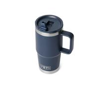 YETI Rambler Travel Straw Mug, Stainless Steel Vacuum Insulated Mug with Colour-Matched Straw Lid, Navy, 20 oz (591 ml)