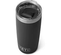 YETI Rambler Tumbler, Vaccum Insulated Stainless Steel Tumbler with Magslider Lid, Black, 10 oz (295 ml)