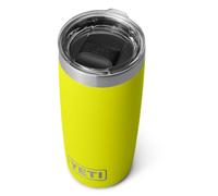 YETI Rambler Tumbler, Vaccum Insulated Stainless Steel Tumbler with Magslider Lid, Firefly Yellow, 10 oz (295 ml)