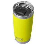 YETI Rambler Tumbler, Vaccum Insulated Stainless Steel Tumbler with Magslider Lid, Firefly Yellow, 20 oz (591 ml)