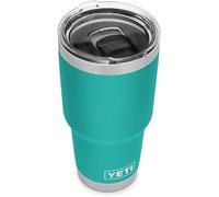 YETI Rambler Tumbler, Vacuum Insulated Stainless Steel Tumbler with Magslider Lid, Aquifer Blue, 30 oz (887 ml)