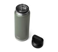 YETI Rambler, Vaccum Insulated Stainless Steel Bottle with Chug Cap, Camp Green, 36oz (1065ml)