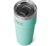 YETI Rambler, Vacuum Insulated Stainless Steel, Stackable Pint with Magslider Lid, Seafoam, 16oz (475ml)