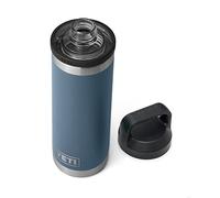 YETI Rambler Vacuum Insulated Stainless Steel Water Bottle with Chug Cap, 18 oz, Nordic Blue