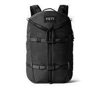 YETI Ranchero 27L Everyday Carry Backpack, Black | Water & Abrasion-Resistant Lightweight Rucksack with RipZip Opening, Hydration Holsters & Organised Storage