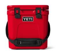 YETI Roadie 24 Cool Box (Rescue Red) - Portable Cooler Box with PermaFrost Insulation - Fits 33 Cans or 11.8 kg Ice - Tall Design Fits Wine Bottles - Compact Ice Cooler for Travel - 5 Year Warranty