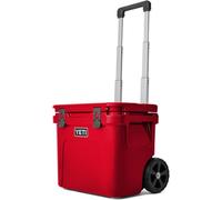 YETI Roadie® 32 Wheeled Cool Box (Rescue Red) - Portable Cooler Box with PermaFrost™ Insulation - Fits 50 Cans or 18.2 kg Ice - Ice Cooler on Wheels for Camping & Outdoor Use - 5 Year Warranty