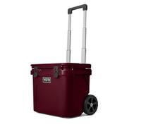 YETI Roadie 32 Wheeled Cool Box (Wild Vine Red) - Portable Cooler Box with PermaFrost Insulation - Fits 50 Cans or 18.2 kg Ice - Ice Cooler on Wheels for Camping & Outdoor Use - 5 Year Warranty