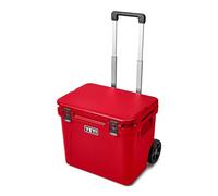 YETI Roadie 60 Wheeled Cool Box, Insulated Hard Cooler, Rescue Red