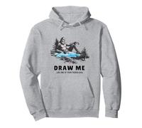 Yeti Sasquatch Bigfoot Draw Me Like One Of Your French Girls Pullover Hoodie