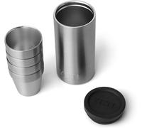 YETI Shot Glasses with Carrying Case, Stainless Steel