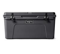 YETI Tundra® 65 Cool Box (Charcoal) - Rotomolded Portable Cooler Box with PermaFrost™ Insulation - Fits 77 Cans or 26.3 kg Ice - Tough Ice Cooler for Camping, Fishing & Outdoor Use - 5 Year Warranty